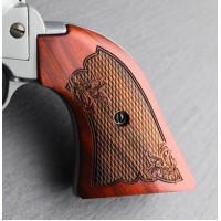Altamont, Rosewood Strato Checkered Engraved Grip Set, Fits Heritage 22 Revolver