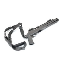 Jager PMC, 3-Piece Chassis, Fits 10/22 Charger Pistol - Full Throat Brake- Black Type III Anodized