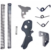 Powder River Precision, Extreme Trigger Kit, Fits Springfield Armory XDM Elite - Pre-Fit, Flat-Faced,  Alum, Black