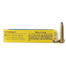 Buffalo Bore, 45-70 Government Ammo, 405 Grain Jacketed Flat Nose, Box of 20