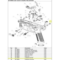 B&T, Takedown Pin Rear, Fits APC Family Pistol/Rifles