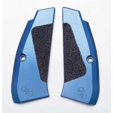 CZ Custom, Full Size Grips Aluminum Blue Grip Tape, Fits CZ 75 Pistol