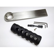 Hi-Tech CC, "Heat Shield", 6 Notch Nut Remover Tool & Extended Tube Position Arm Combo Pack, Fits Keltec KSG-NR Shotgun
