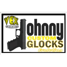 Johnny Glocks, Evolution X Drop-In Trigger System, 9mm, w/JG Vex Metal Shoe + Striker, Fits Glock 43X/48 Pistol