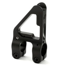 JP Enterprises, Adjustable Gas Block With Adjustable Locking Screw, A2 Front Sight With Gas Valve, Black Stainless, Fits AR-15 Rifle
