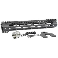 Midwest Industries, 12.625" Ultra Lightweight One Piece Free Float Handguard, M-LOK Compatible, Fits AR-15 Rifle
