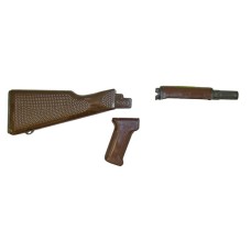 Surplus, Stock Set, East German Ak, Brown Plastic, Original, Fits AK-47 Rifle