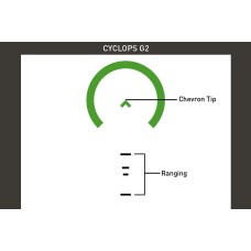 Primary Arms, SLx 1X MicroPrism Scope, Green Illuminated ACSS Cyclops Reticle, Gen II