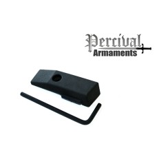Percival Armament, Shell Deflector, Angled 9mm, Right Side, Fits Tavor X95 Rifle