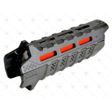 Strike Industries, Carbine Length Handguard, Black/Red, Fits AR-15 Rifle