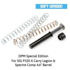 DPM, Special Edition Spring Kit, Soft Version, Fits Sig P320 XCarry Legion & Spectre Comp 4.6″ Barrel Pistol