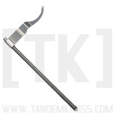 TandemKross, "Spartan" Skeletonized Charging Handle, Silver/Chrome, Fits Ruger 10/22 Rifle
