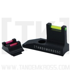 TandemKross, "Eagle Eye" Fiber Optic Sight Set, Fits Ruger PC Carbine