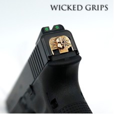 Wicked Grips, Glock Slide Plate Pure Bronze Spartan, Fits Glock Gen 1-4 Pistols