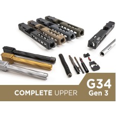 Zaffiri Precision, Complete Upper for Glock 34 Gen 3, Parts List Below, Fits Glock 34 Pistol