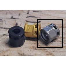 Armory Craft, Micro Carry Compensator, 9mm, Fits 1/2x28 RH Threads - Stainless PVD