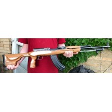 Luckyshotwoodstocks, SKS Pistol Grip Stock, Cherry Hardwood (Cleared), Spike Bayonet Groove, Rus/Chin Variant, Fits SKS Rifle