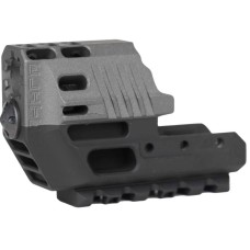 Wasatch Arms, Elite SC Compensator, Fits Canik TP9 Pistol - Tungsten/Black Dual Tone