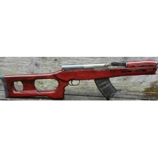 Luckyshotwoodstocks, Dragunov Stock, Walnut Stain, Spike Bayonet Groove, Rus/Chin Variant, Fits SKS Rifle Luckyshotwoodstocks, Dragunov Stock, Walnut Stain, Spike Bayonet Groove, Rus/Chin Variant, Fits SKS Rifle