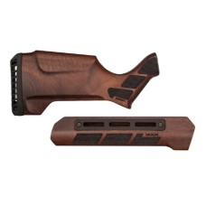 Woox, V2 Gladiatore Stock w/ Forend, Fits Mossberg 88/500/590 Shotgun -  6-3/4" Action Tube Length