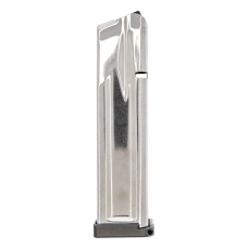 Atlas, Competition 140mm Extended Magazine, 23rd, 9mm. Fits 2011 Pistol - Stainless Steel Body, Gray Basepad Atlas, Competition 140mm Extended Magazine, 23rd, 9mm. Fits 2011 Pistol - Stainless Steel Body, Gray Basepad