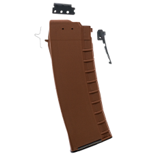 Bulgarian, 5.56x45mm 30/5rd Reinforced Steel Lined Polymer Magazine, Fits AK Pattern Rifle - Brown