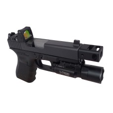 KKM Precision, Match Barrel, 9mm, w/ 4-Port Compensator, Fits Glock 19 Pistol