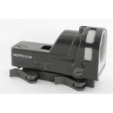 Meprolight, Mepro M21 Self-Powered Day/Night Reflex Sight with Dust Cover - X Reticle