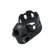 Strike Industries, TRIBUS Enhanced Castle Nut & Extended End Plate Version 2, Black, Fits AR-15 Rifle