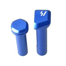 Strike Industries, Ultra Light Pivot/Take Down Pin Set, Blue, Fits AR-15 Rifle