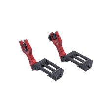 Strike Industries, Sidewinder II, Back-Up Iron Sights - Red, Fits Picatinny Rails