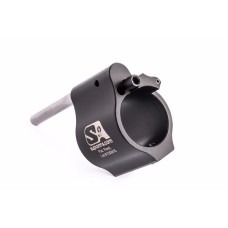 Superlative Arms, .875" Adjustable Gas Block, Bleed Off - Solid, Melonited, Fits AR-15 Rifle