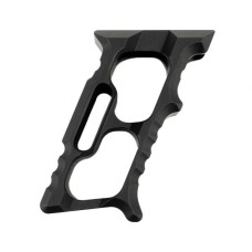 Tyrant Designs, HALO Minivert Grip - Black, MLOK/Keymod, Fits AR15