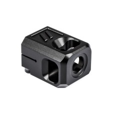 Zev Technologies, Pro Compensator V2, 1/2x28 Threading, Black, fits 9mm Glock