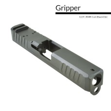 Norsso, Gripper Slide, No Barrel, Holosun EPS Cut, Black DLC, Fits Glock 19 Gen 3 Pistol