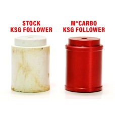 M*Carbo, Hi-Vis Red Follower, w/ Follower Nut Tool, Fits Kel-Tec KSG Shotgun