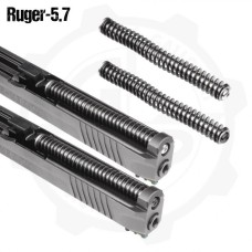 Galloway Precision, Stainless Steel Guide Rod Assembly, Fits Ruger-5.7 Pistol - Factory Spring Rate w/ Black Stainless